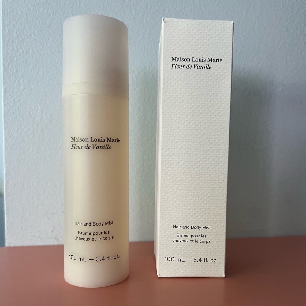 Maison Louis Marie Hair and Body Mist BNIB Fleur de Vanille 100 ml